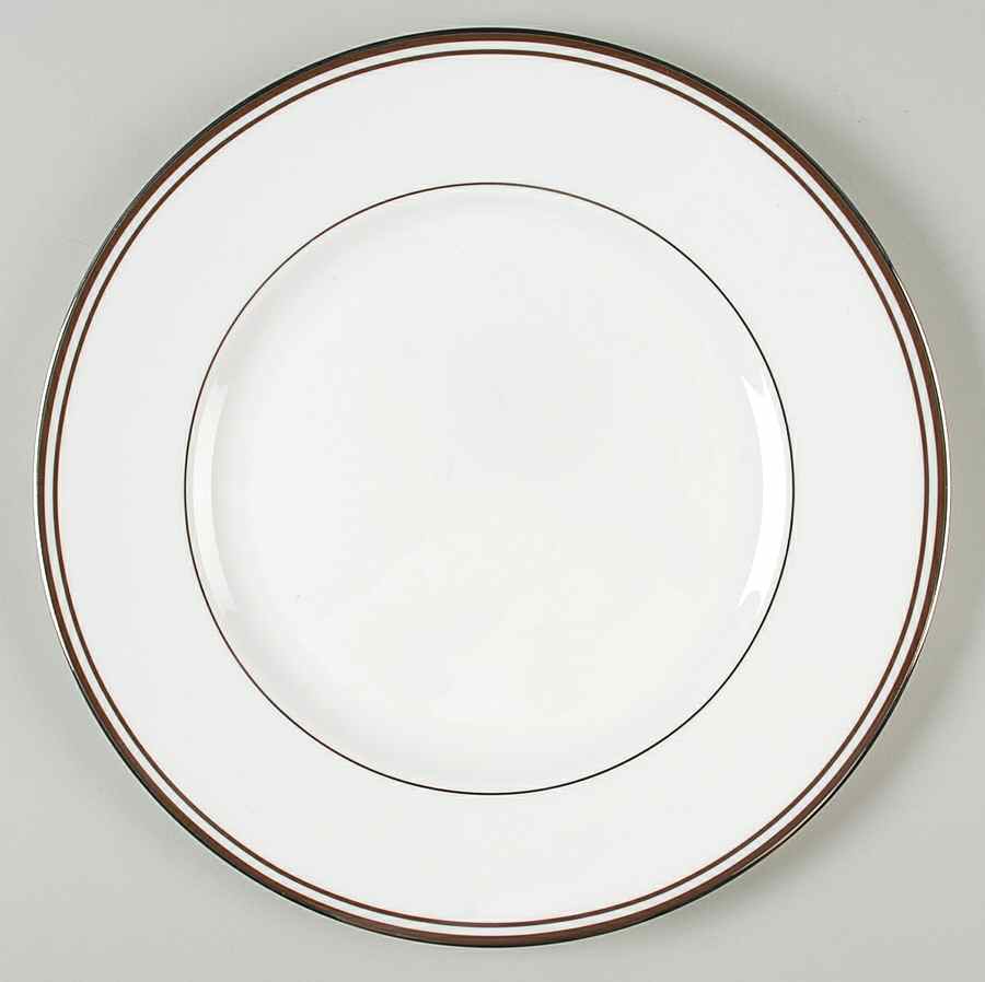 Federal Platinum Chocolate Dinner Plate by Lenox-1