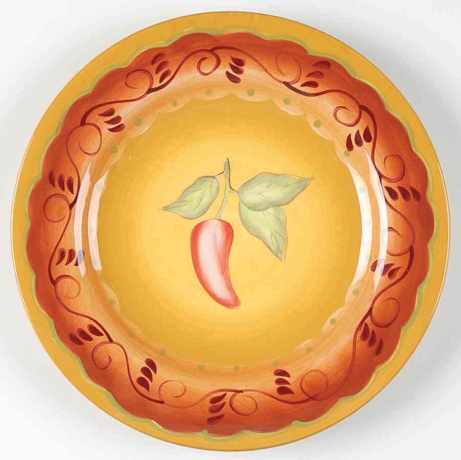 Santa Fe Salad Plate by Laurie Gates-1