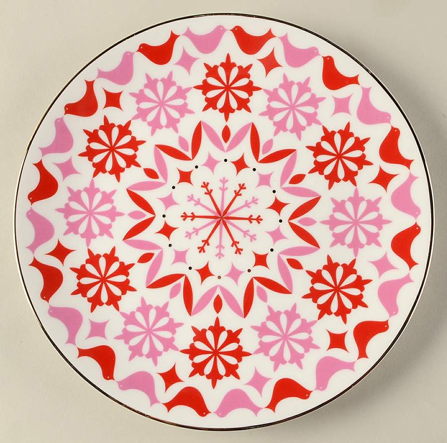 Holly Heights Accent Luncheon Plate by Lenox-1