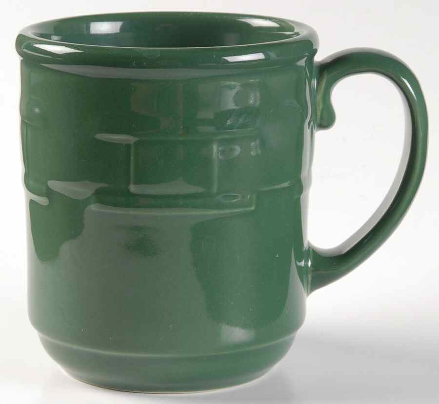Woven Traditions Medium Green Mug by Longaberger-1
