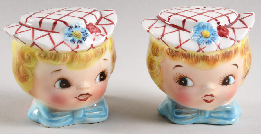Dainty Miss Salt & Pepper Set by Lefton-1