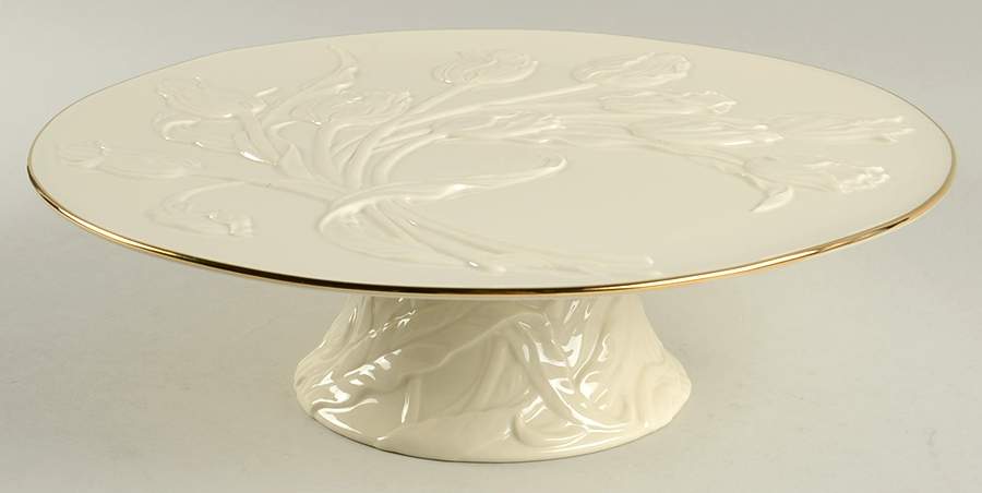 Tulip 11" Diameter Pedestal Cake Stand by Lenox-1