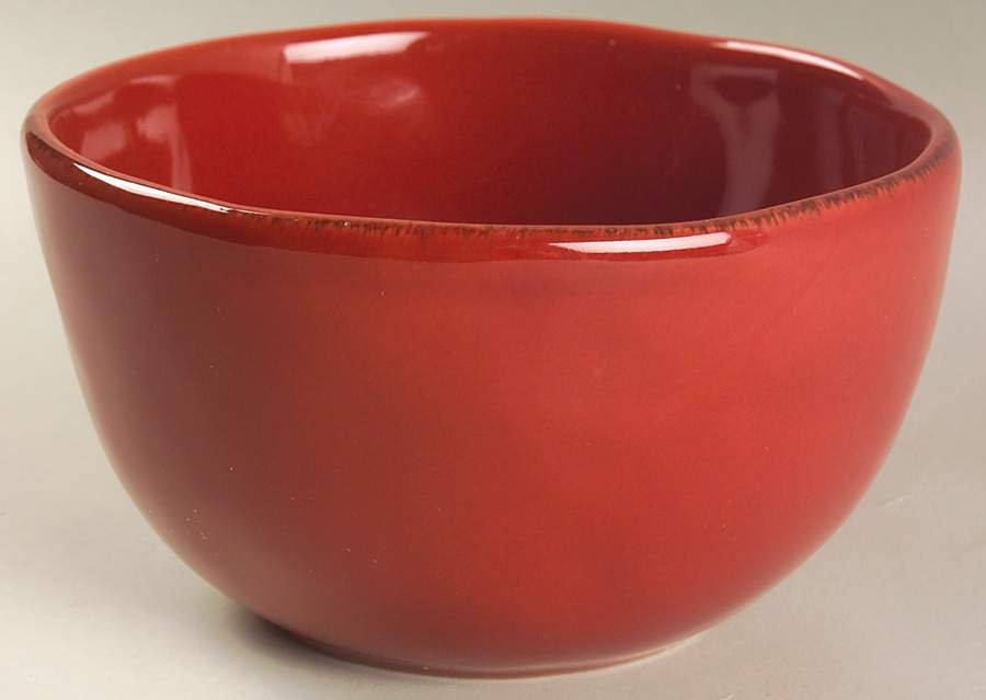 Heritage Park Red Soup/Cereal Bowl by Linden Street-1
