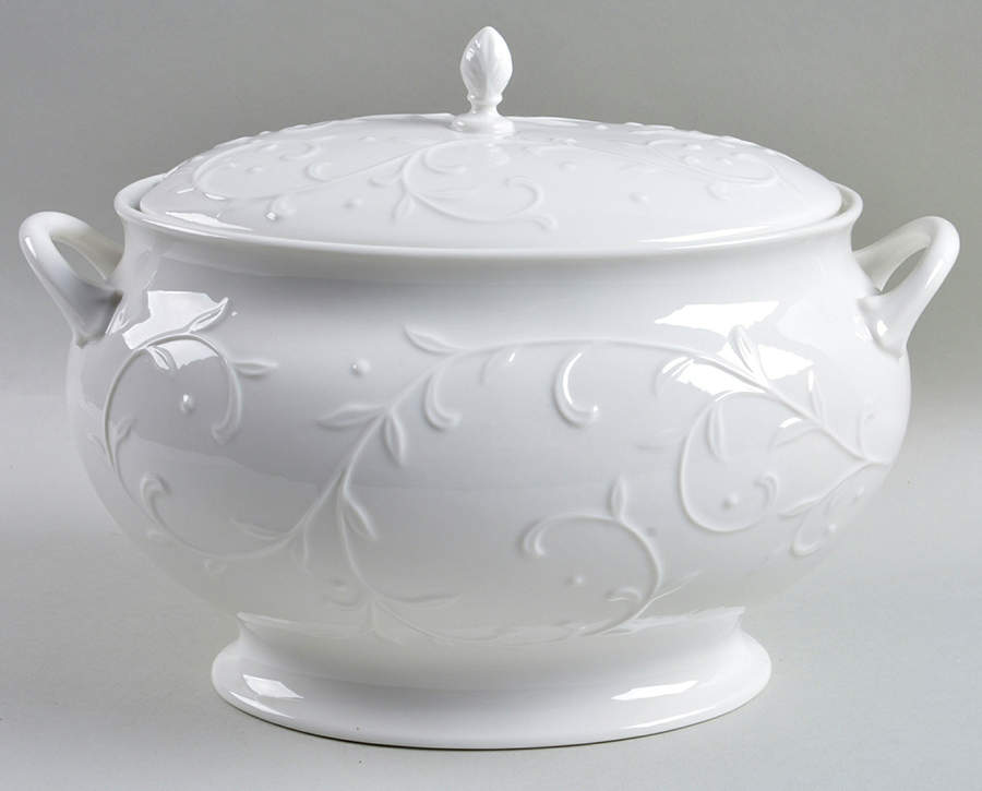 Opal Innocence Carved Oval Tureen & Lid by Lenox-1