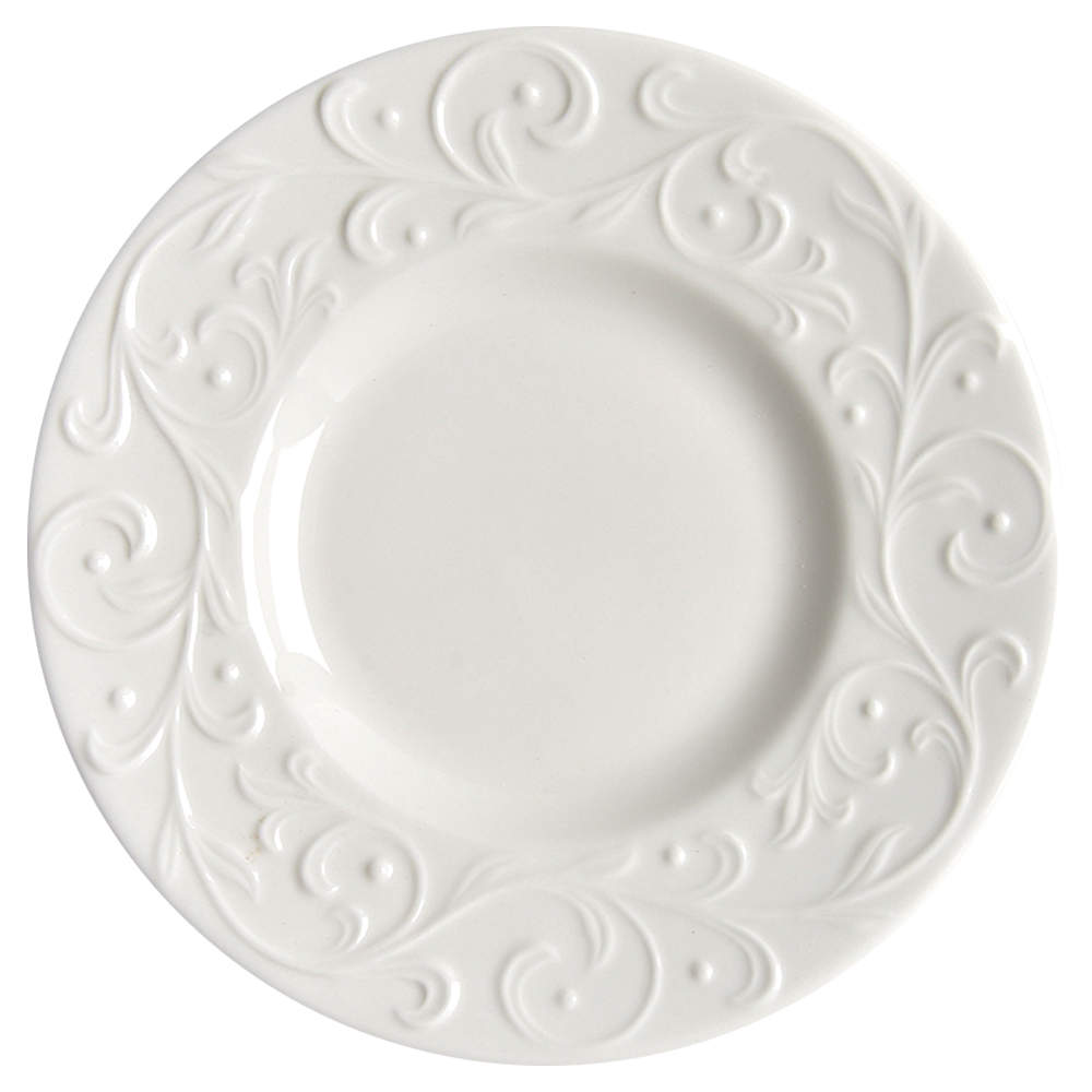 Opal Innocence Carved Party Plate by Lenox-1