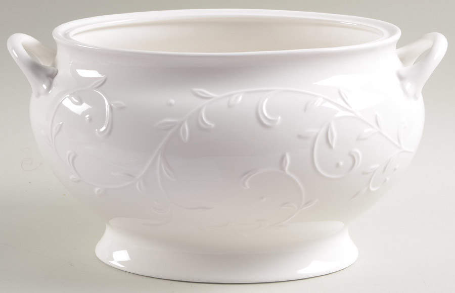 Opal Innocence Carved Oval Tureen No Lid by Lenox-1