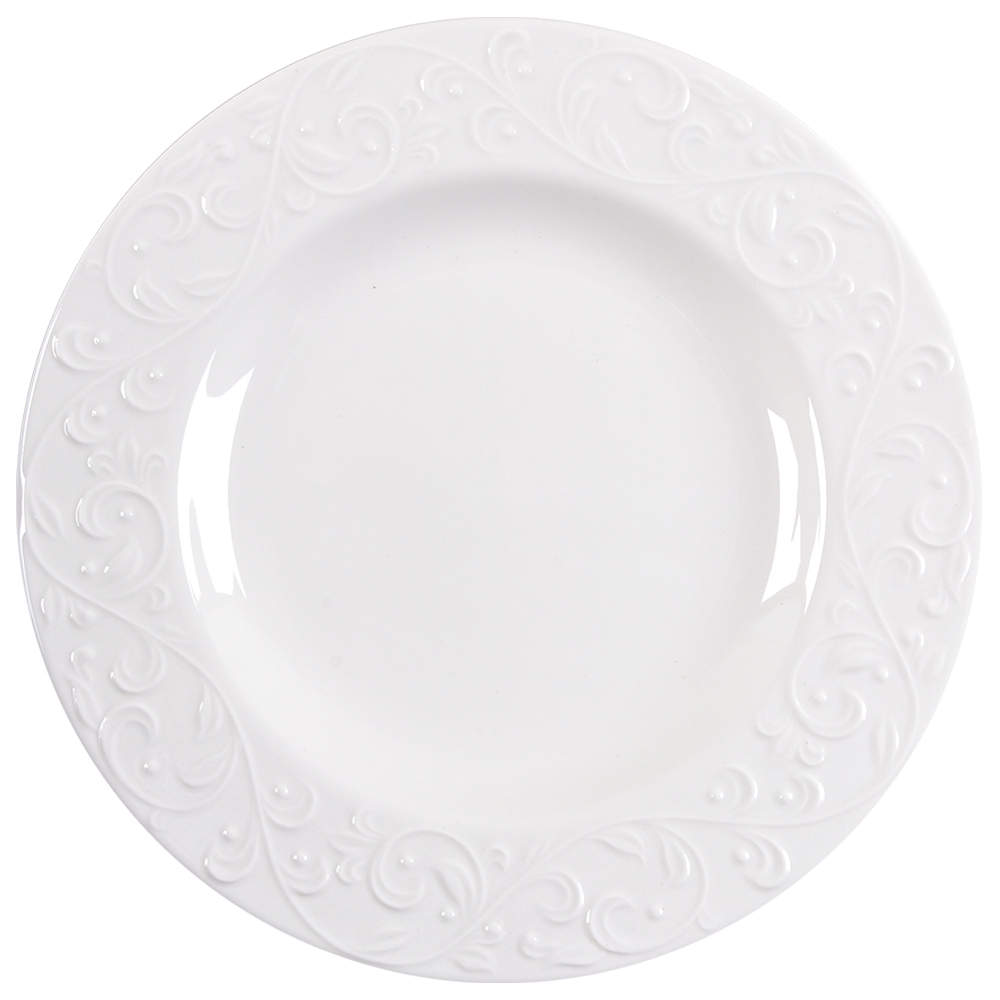 Opal Innocence Carved Accent Luncheon Plate by Lenox-1