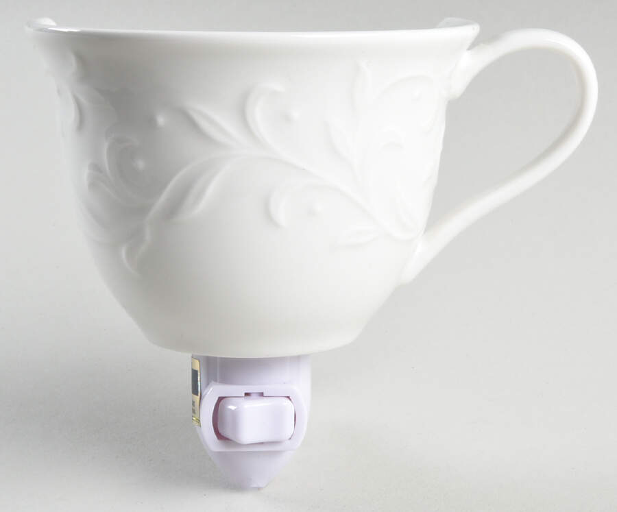 Opal Innocence Carved 1 5/8" + cup (H) Night Light/Cup HC by Lenox-1