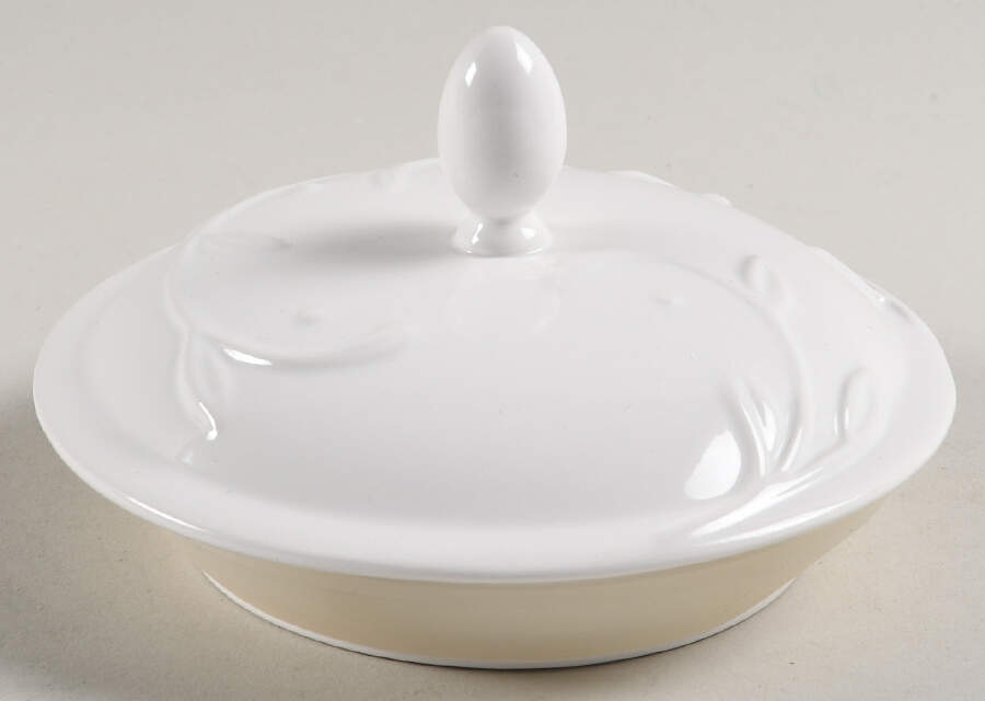 Opal Innocence Carved Lid for Large Canister by Lenox-1