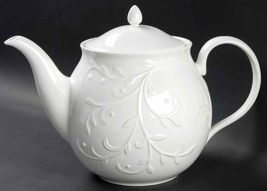 Opal Innocence Carved Teapot & Lid by Lenox-1