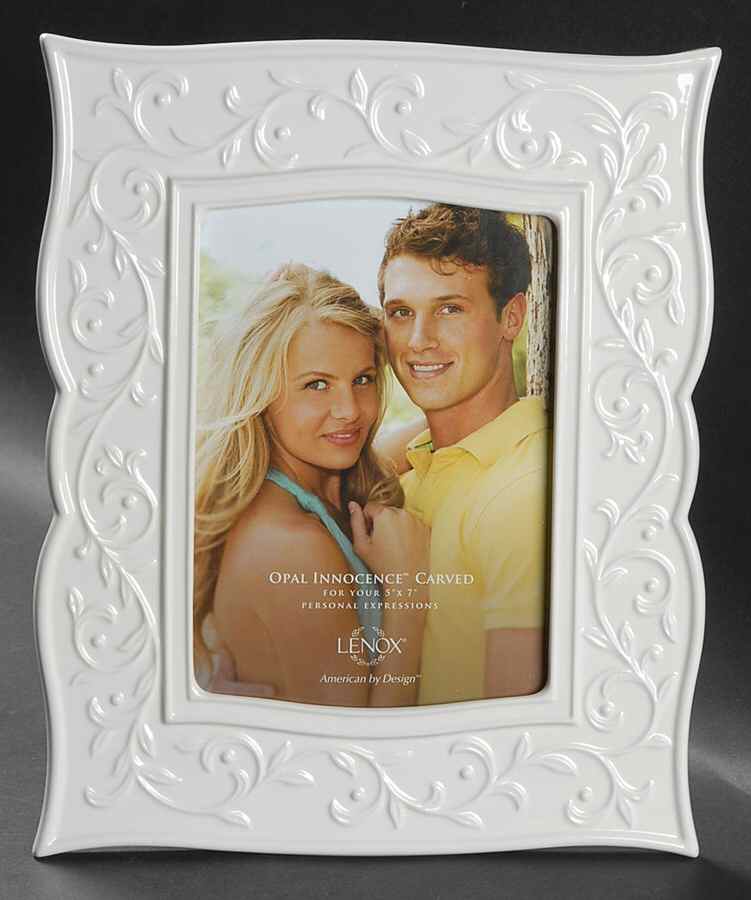 Opal Innocence Carved Frame-Holds 5" X 7" by Lenox-1