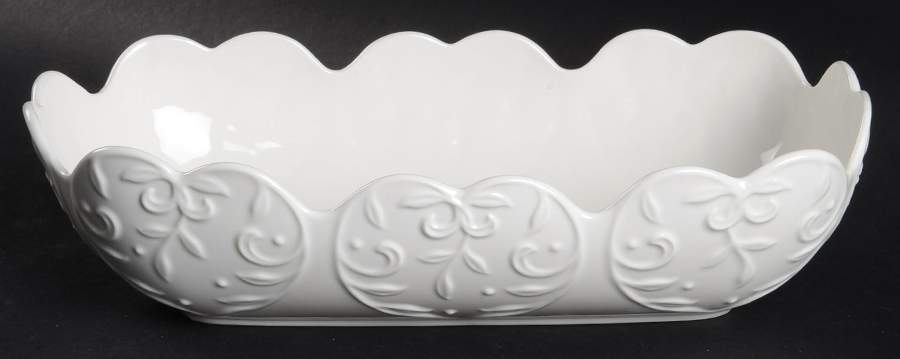 Opal Innocence Carved Bread Basket Tray by Lenox-1