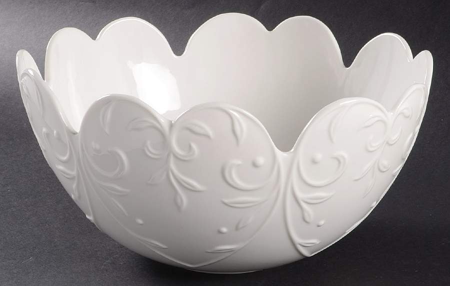Opal Innocence Carved 8" Heart Shaped Bowl by Lenox-1