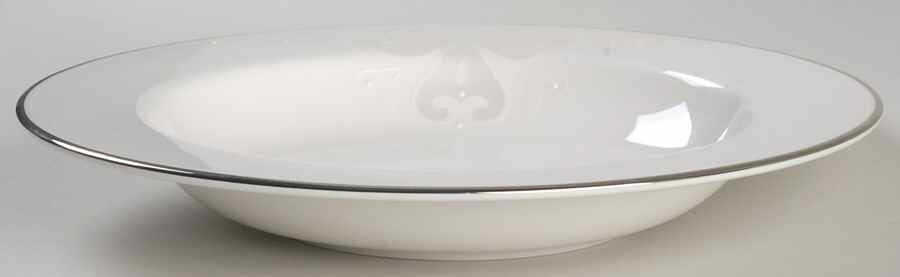 Opal Innocence Scroll 9" Soup/Pasta Bowl by Lenox-1