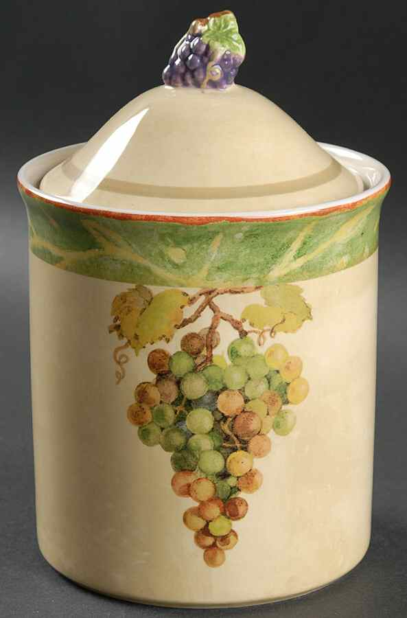 Wine Country Medium Canister & Lid by Le Gourmet Chef-1