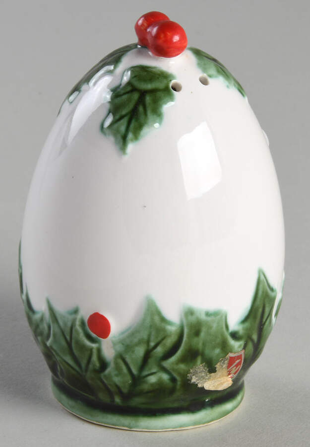 White Christmas Salt Shaker by Lefton-1