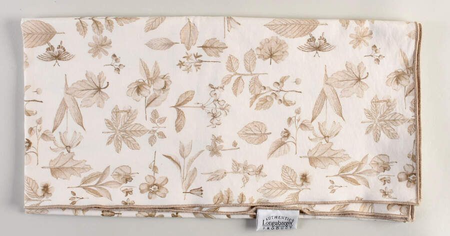 Botanical Fields 36" Square Tablecloth by Longaberger-1