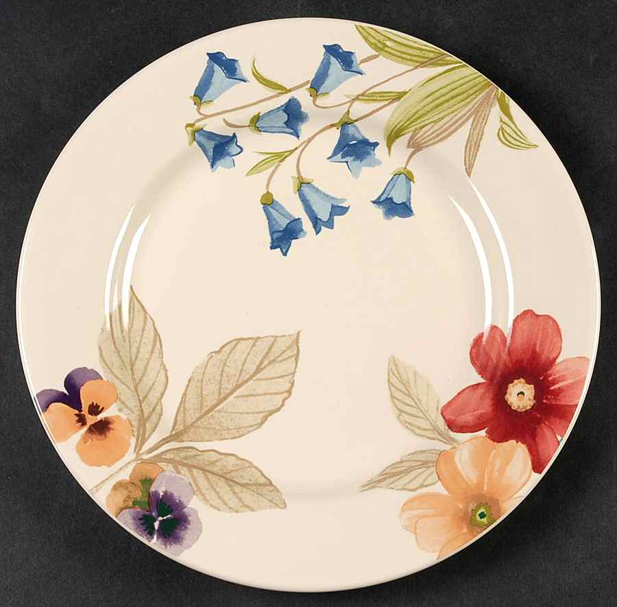 Botanical Fields Luncheon Plate by Longaberger-1