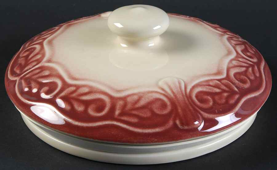 American Craft Paprika Lid for Cookie Jar by Longaberger-1