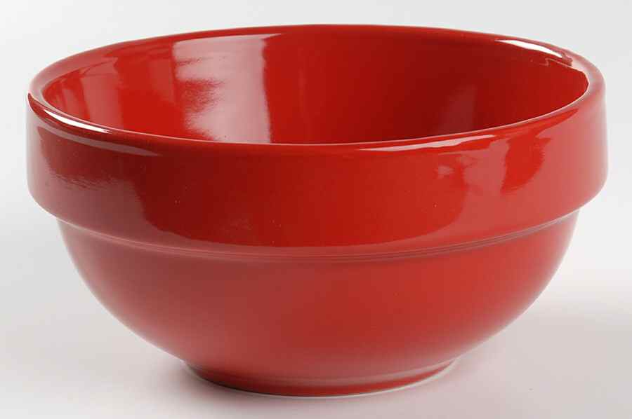 Stack It Red Soup/Cereal Bowl by Linden Street-1