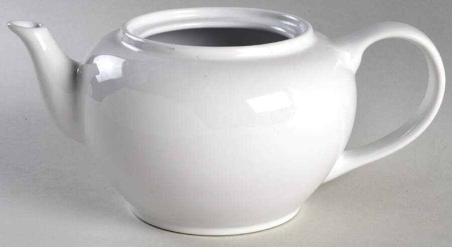 White Teapot No Lid by Le Creuset-1