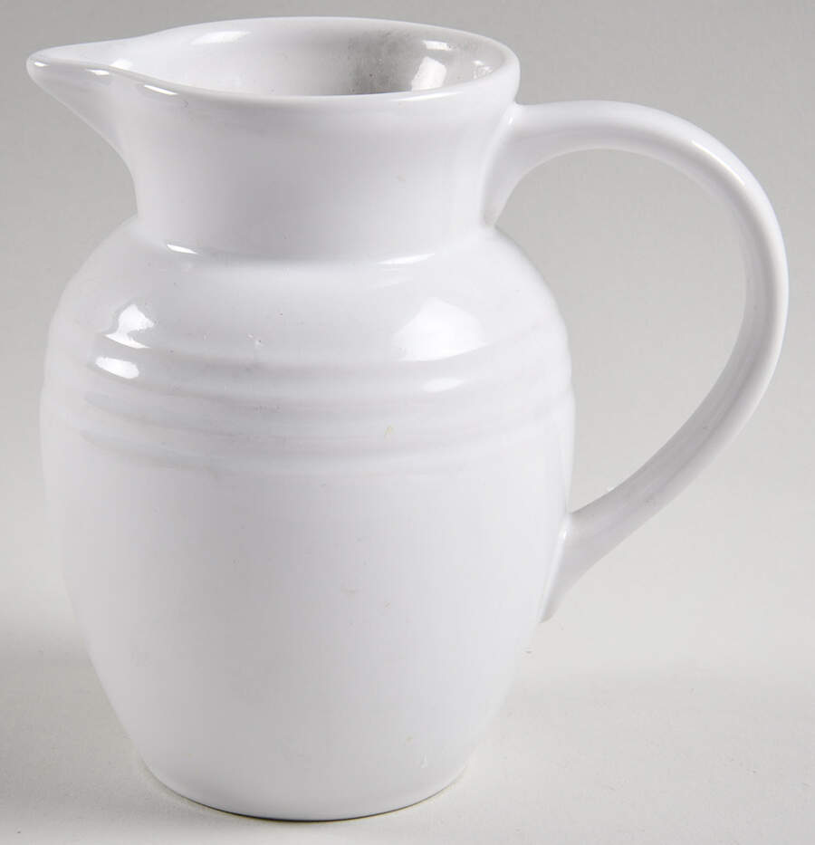 White Small Pitcher by Le Creuset-1