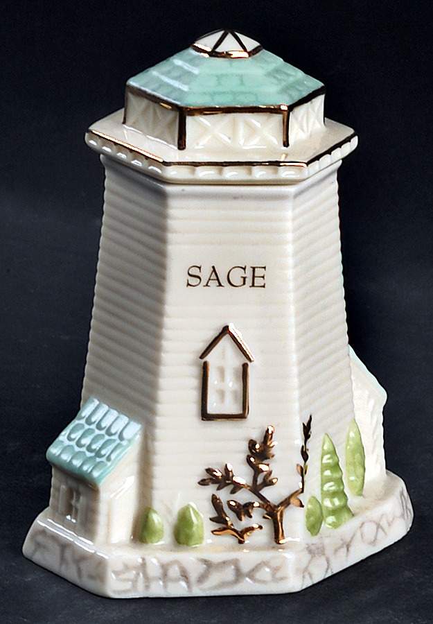 Seaside Lighthouse Spice Jar Set Individual Jar & Lid by Lenox-1