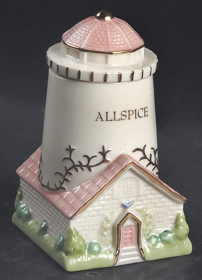 Seaside Lighthouse Spice Jar Set Individual Jar & Lid by Lenox-1