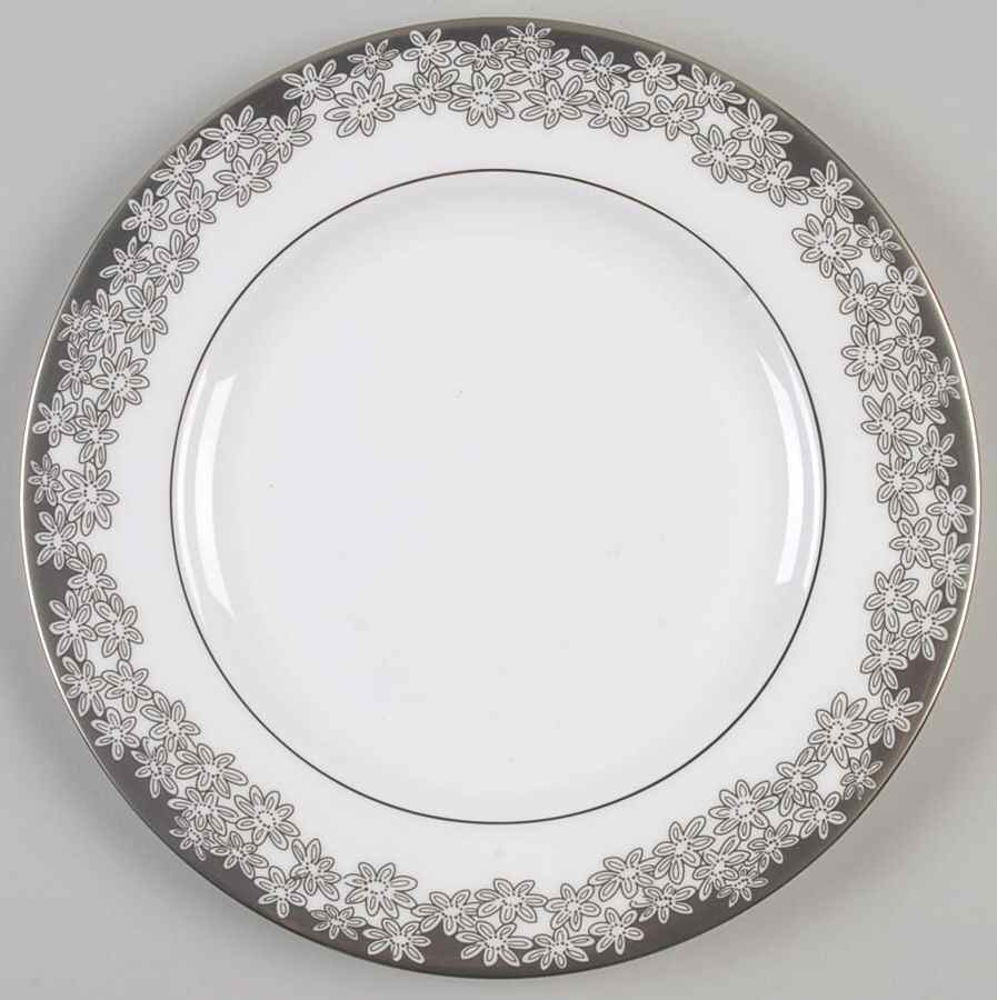 Silver Bouquet Salad Plate by Lenox-1