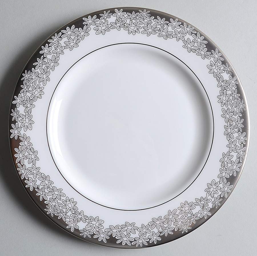 Silver Bouquet Salad Plate by Lenox-1