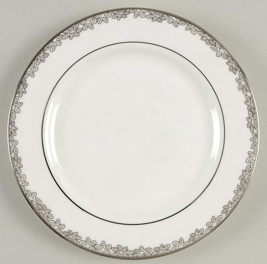 Silver Bouquet Bread & Butter Plate by Lenox-1
