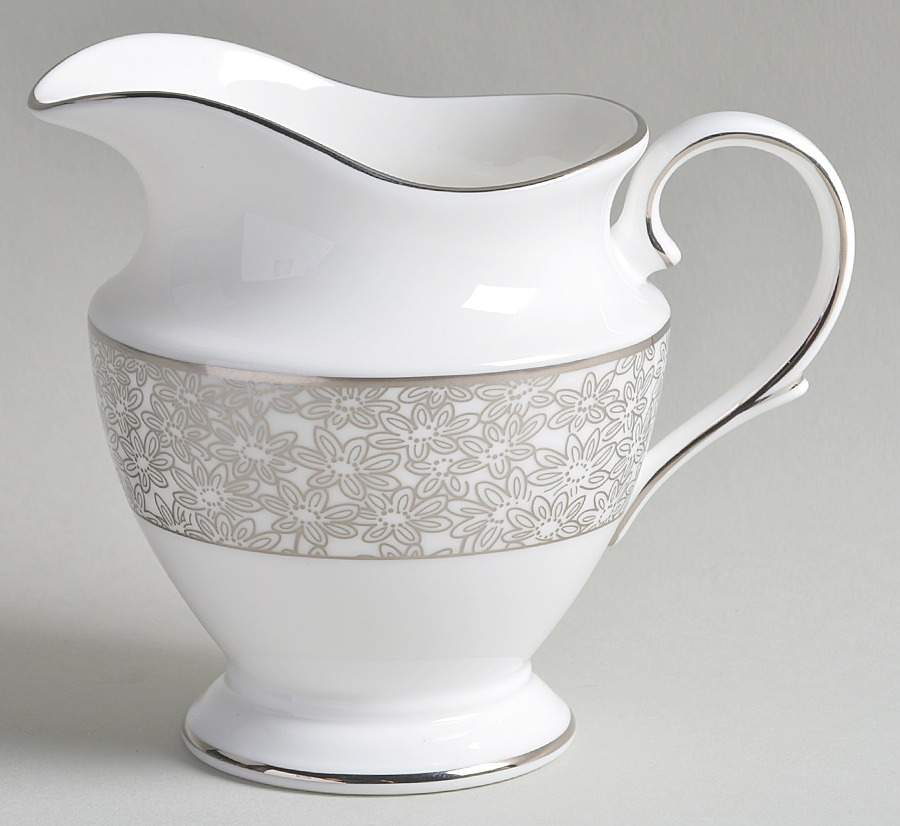 Silver Bouquet Creamer by Lenox-1