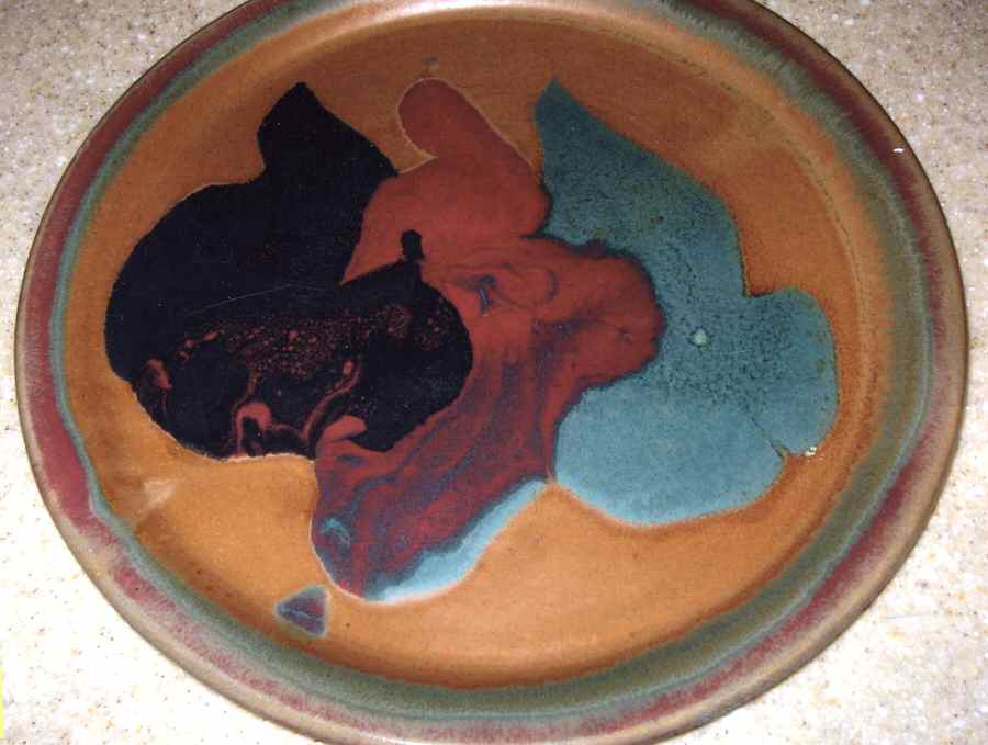 Florentine Dinner Plate by Lisa Howe Pottery-1