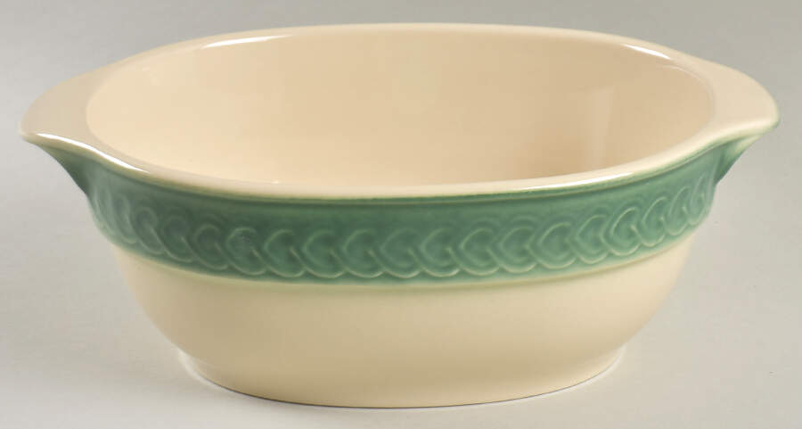 American Craft Ivy 2 Quart Oval Covered Casserole No Lid by Longaberger-1