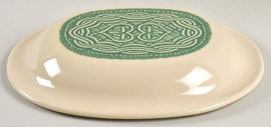 American Craft Ivy Lid for 2 Quart Oval Covered Casserole by Longaberger-1