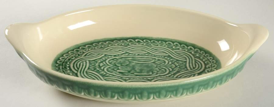 American Craft Ivy 13" Oval Baker by Longaberger-1