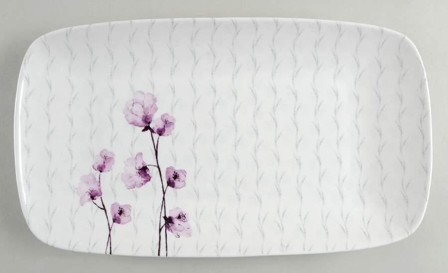 Watercolor Amethyst 13" Rectangular Tray by Lenox-1