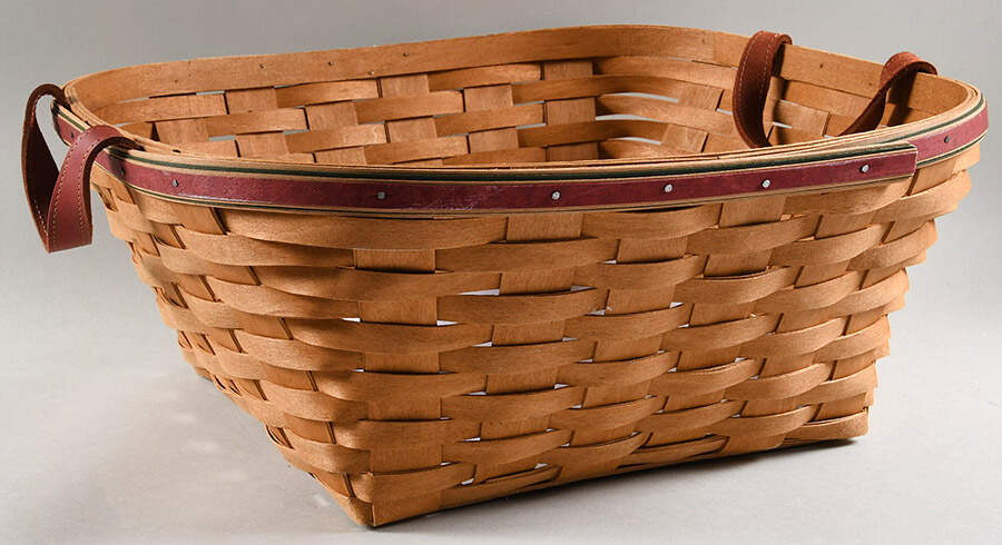 Baskets Red Garland Basket by Longaberger-1