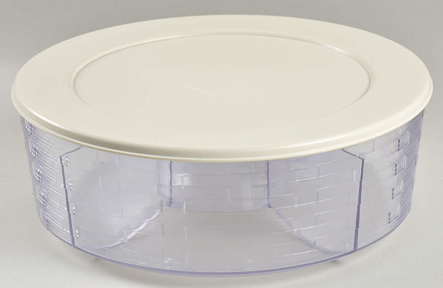 Baskets Divided Protector&Lid for 13" Round Keeping Basket by Longaberger-1
