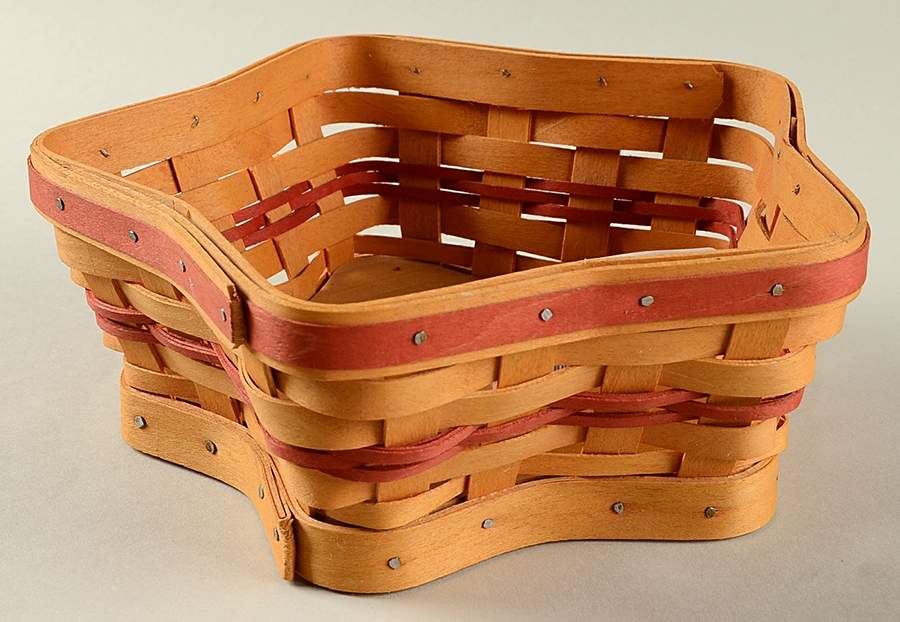 Baskets Red Little Star Basket by Longaberger-1