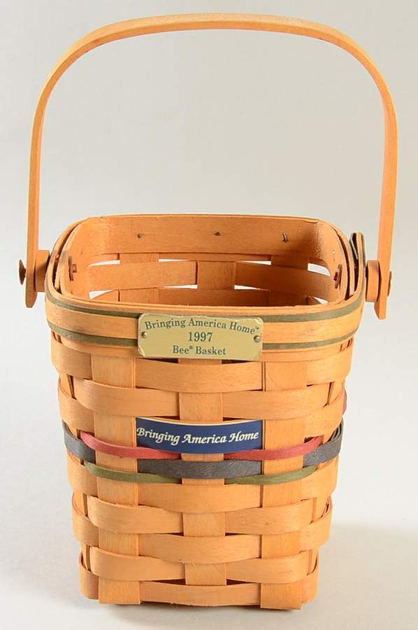 Baskets 1997 Bee "Bringing America Home" (Medium Peg) by Longaberger-1