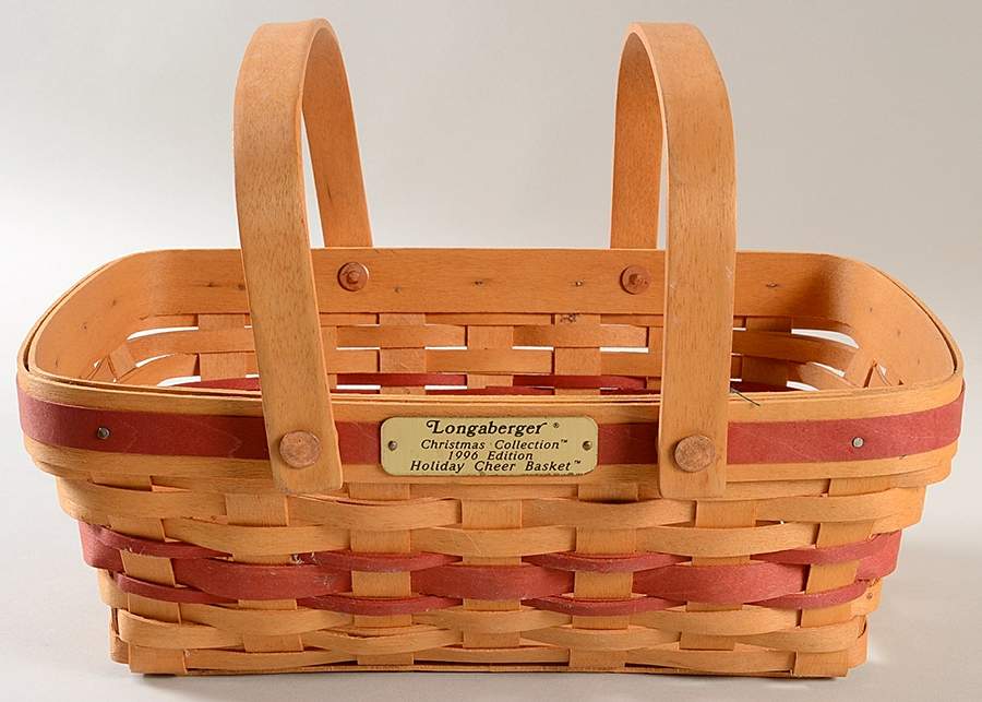 Baskets Red Holiday Cheer Basket by Longaberger-1