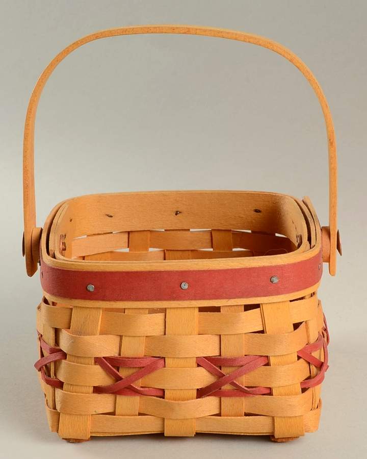 Baskets Red Let It Snow Basket by Longaberger-1