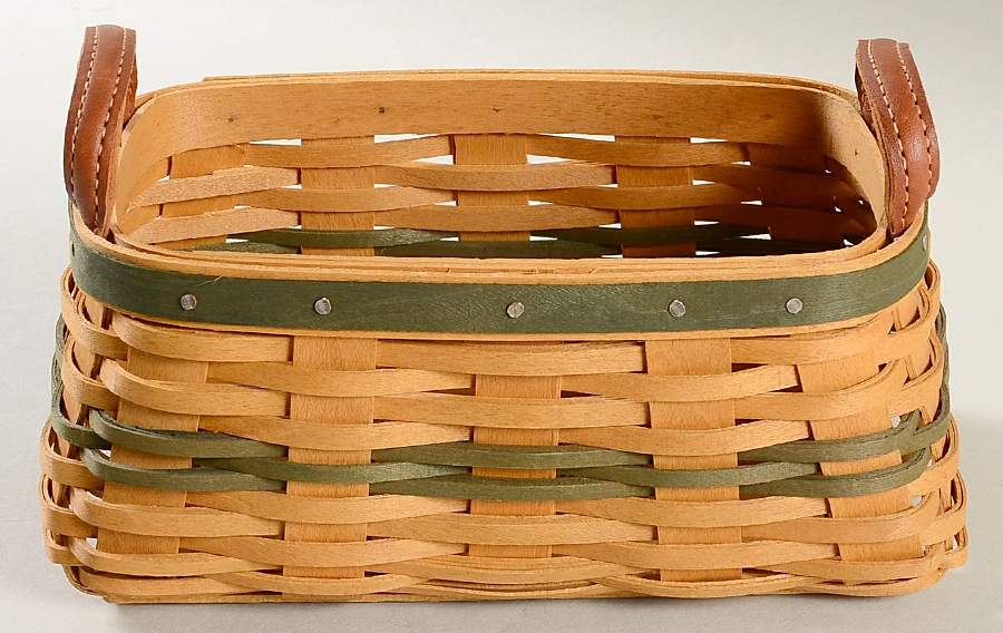 Baskets Green Treats Basket (Tree Trimming) by Longaberger-1