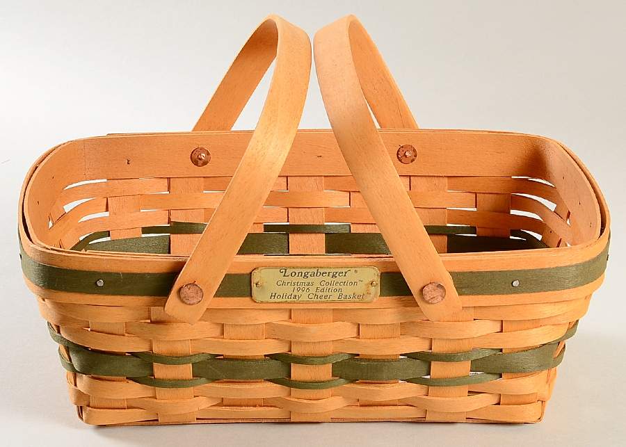 Baskets Green Holiday Cheer Basket by Longaberger-1