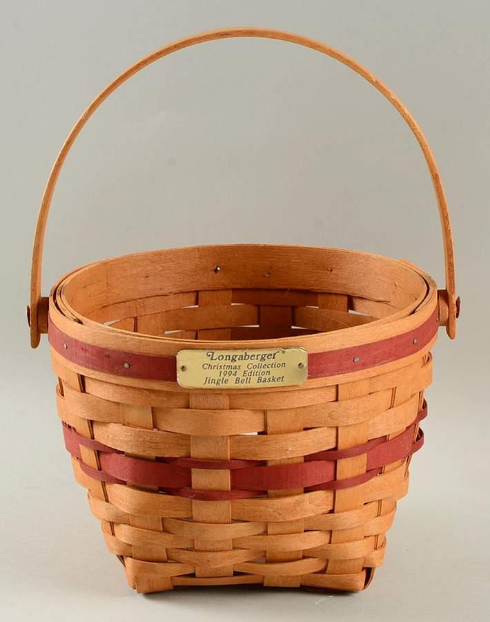 Baskets Red Jingle Bell Basket by Longaberger-1