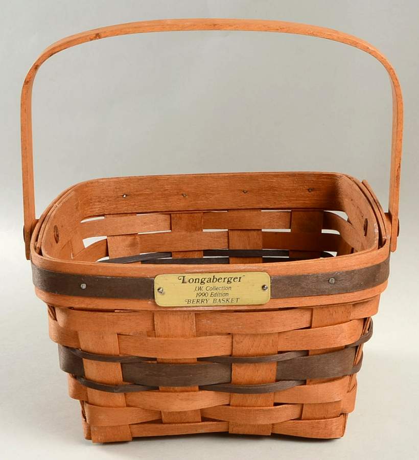 Baskets JW Collection Berry Basket 1990 by Longaberger-1