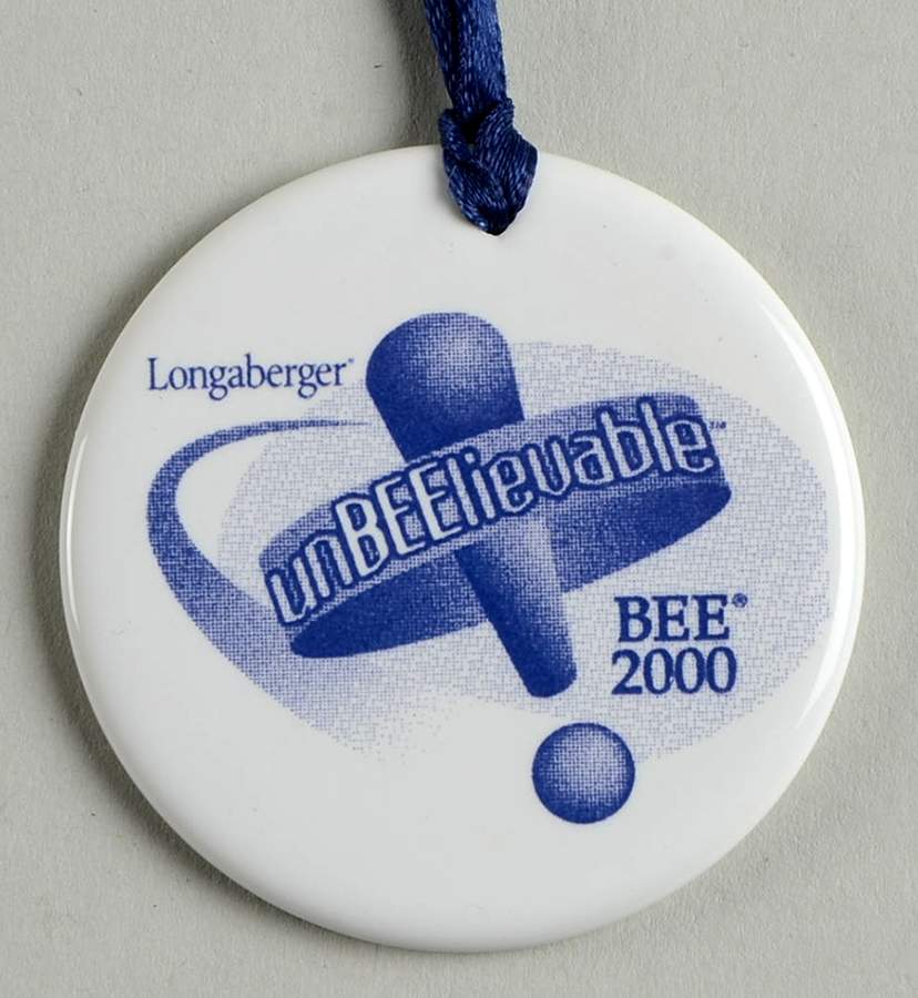 Baskets 2000 Bee "Unbeelievable" Tie-On Charm by Longaberger-1