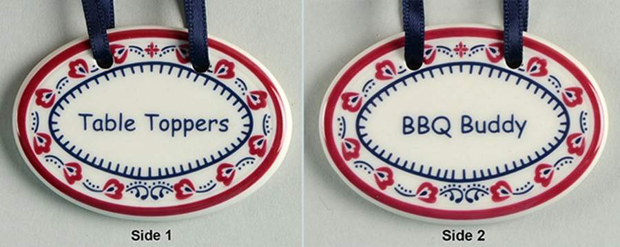 Baskets BBQ Buddy/Table Toppers Tie-On Charm for Basket by Longaberger-1