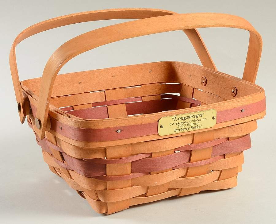 Baskets Red Bayberry Basket by Longaberger-1